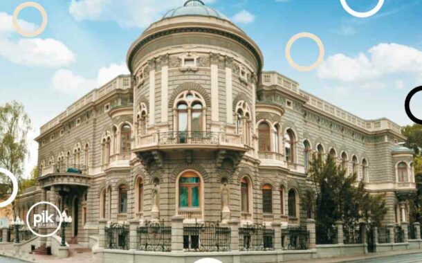 Pałac i Scena letnia Akademii Muzycznej w Łodzi